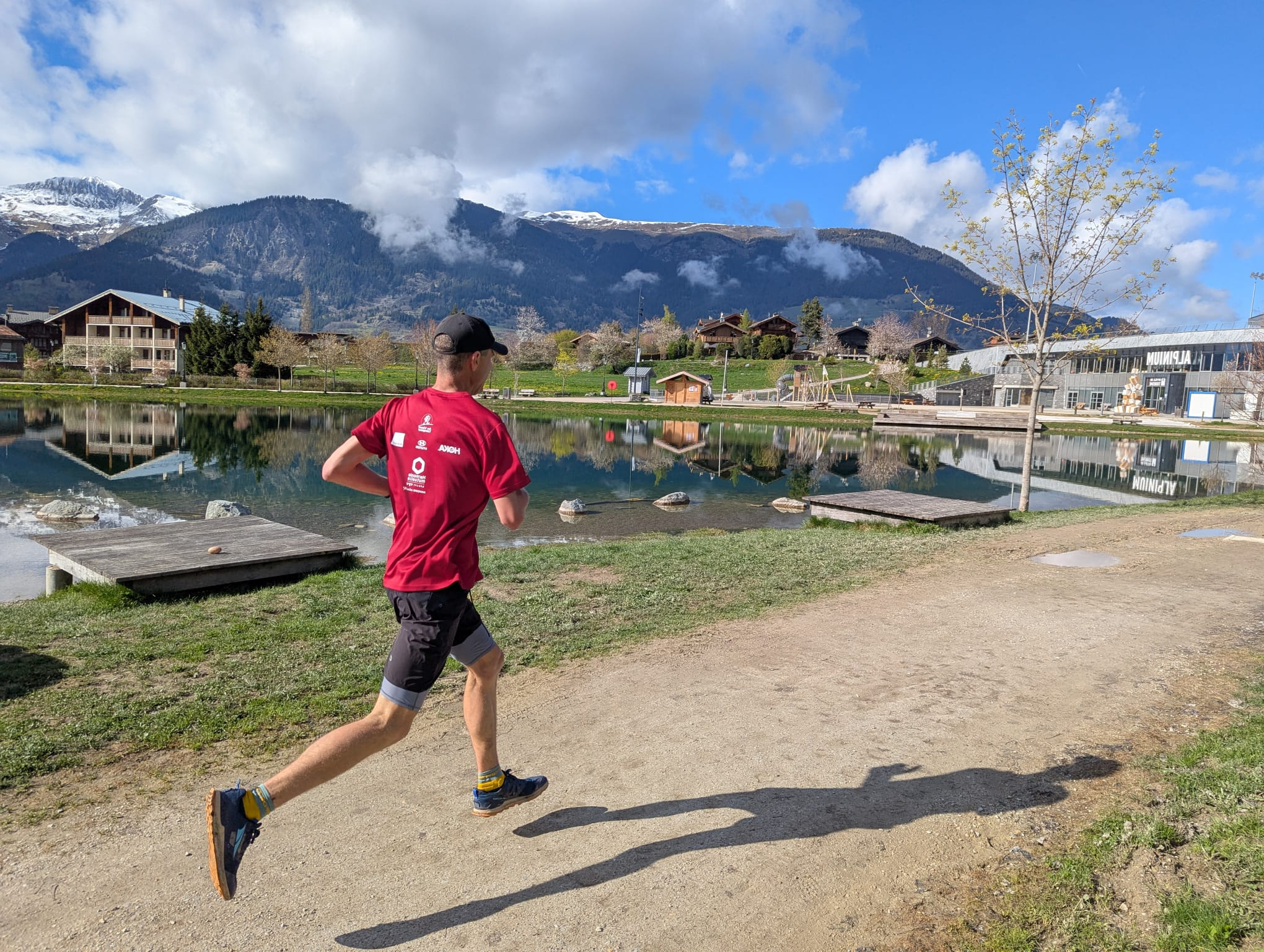 Course à pied en montagne
